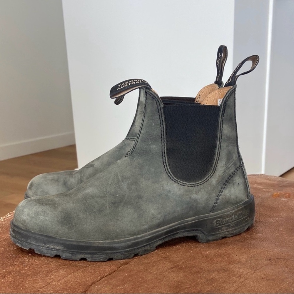 Blundstone Charcoal Leather Boots